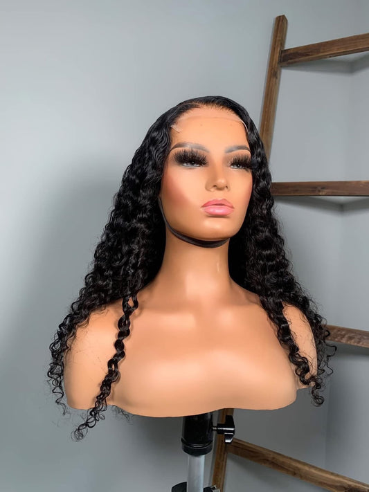 22” 4x4 glueless water curl
