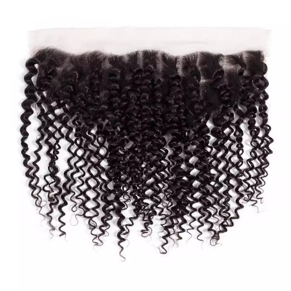 Kinky curl 13x4 closure