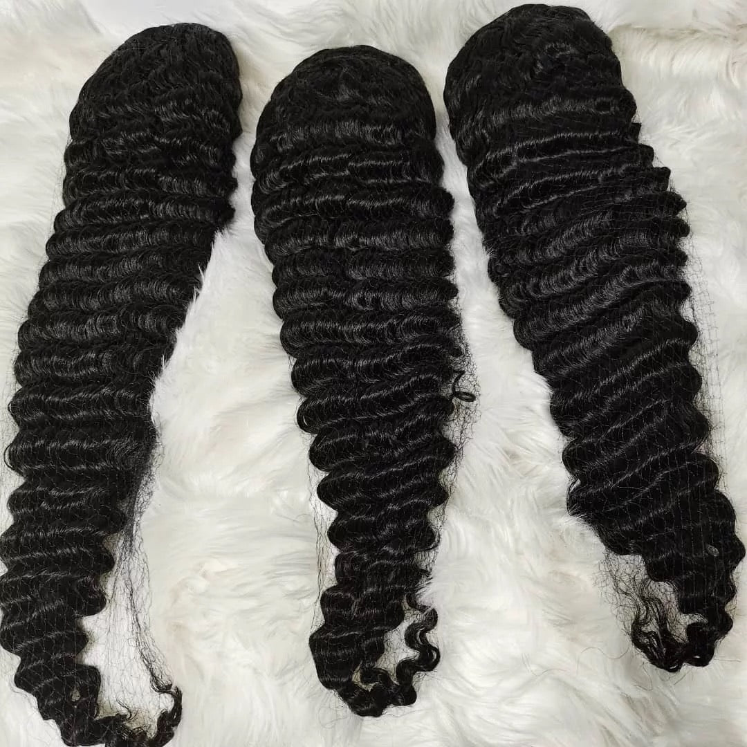Deep curl 4x4 wig